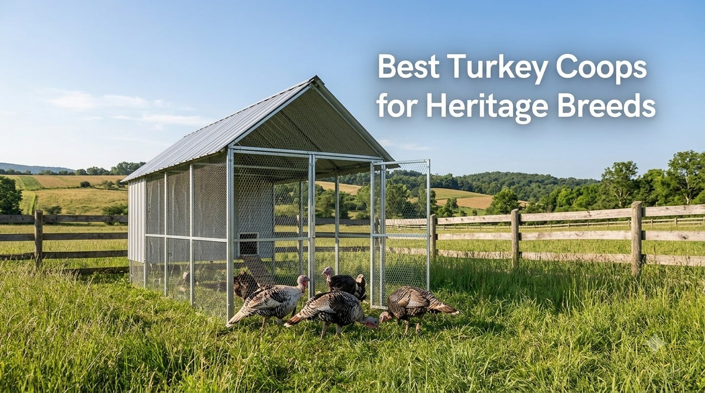 Best Turkey Coops for Heritage Breeds