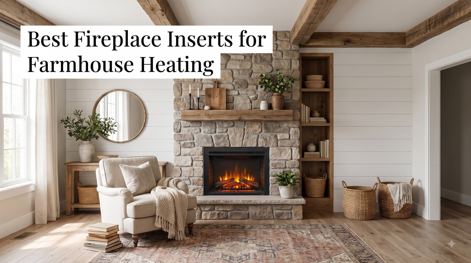 Best Fireplace Inserts for Farmhouse Heating