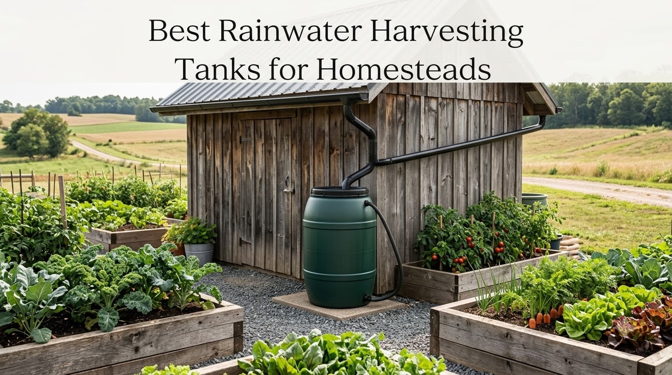 Best Rainwater Harvesting Tanks for Homesteads