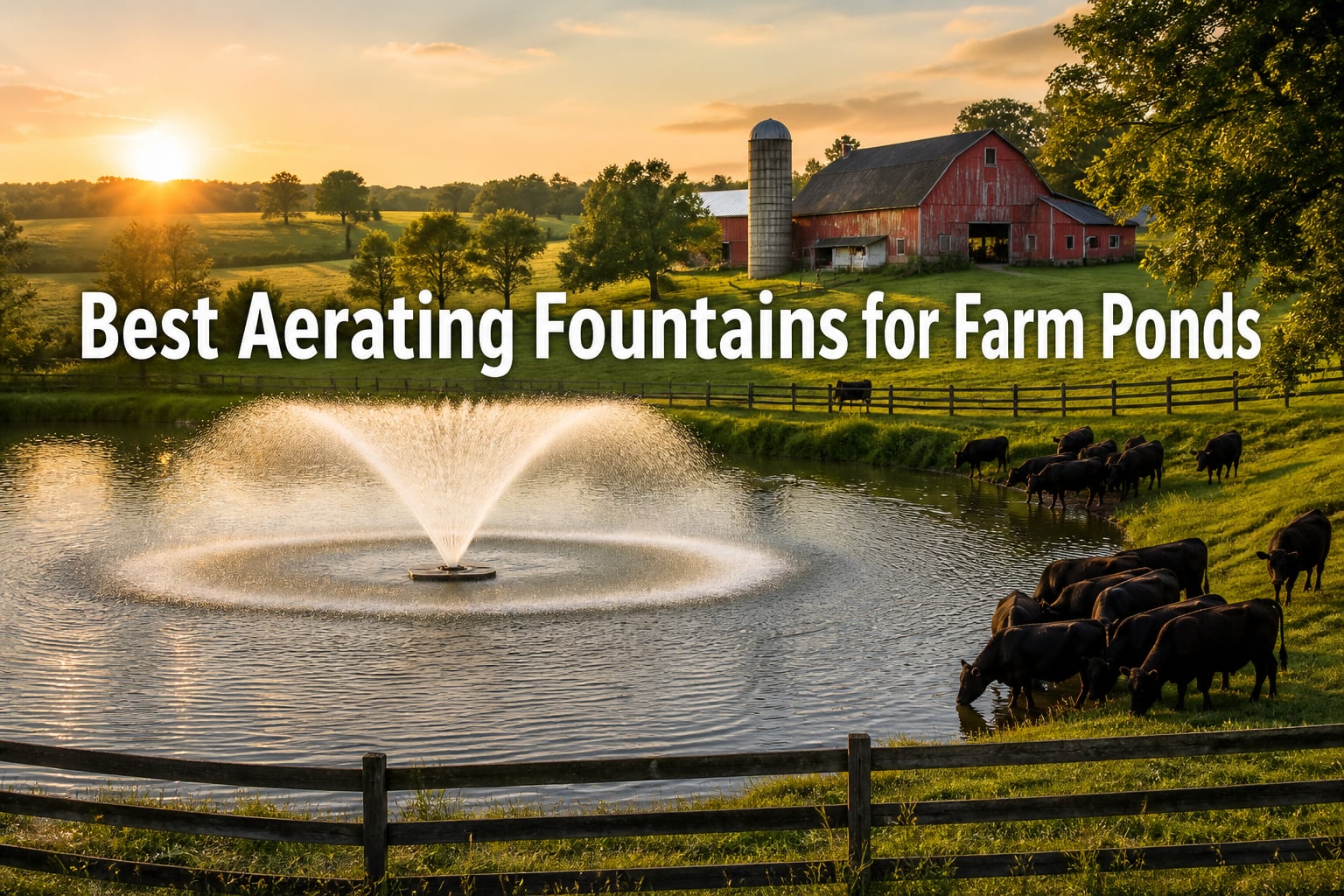 Best Aerating Fountains for Farm Ponds