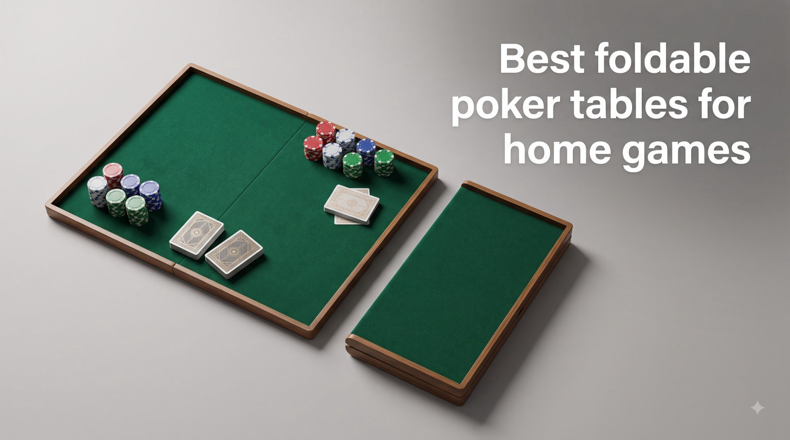 Best foldable poker tables for home games