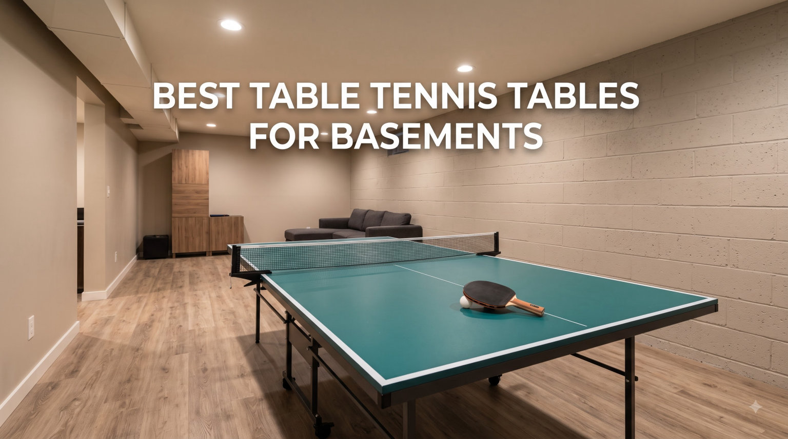 Best table tennis tables for basements