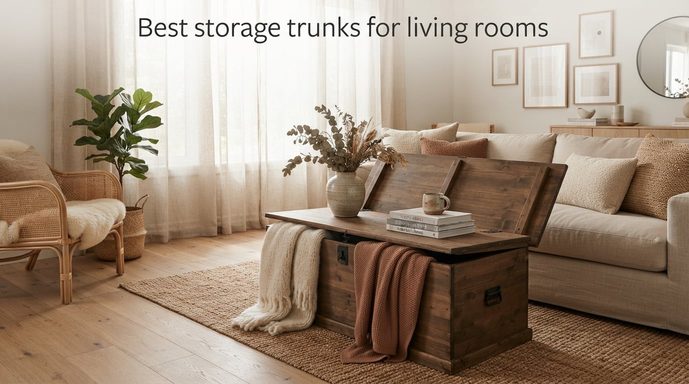 Best storage trunks for living rooms