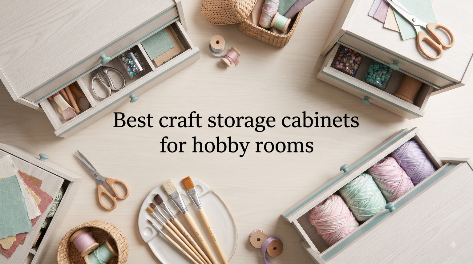 Best craft storage cabinets for hobby rooms