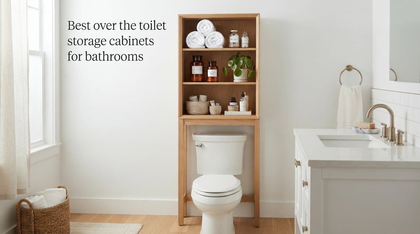 Best over the toilet storage cabinets for bathrooms