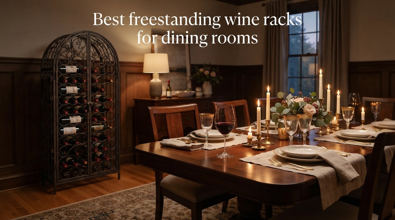 Best freestanding wine racks for dining rooms