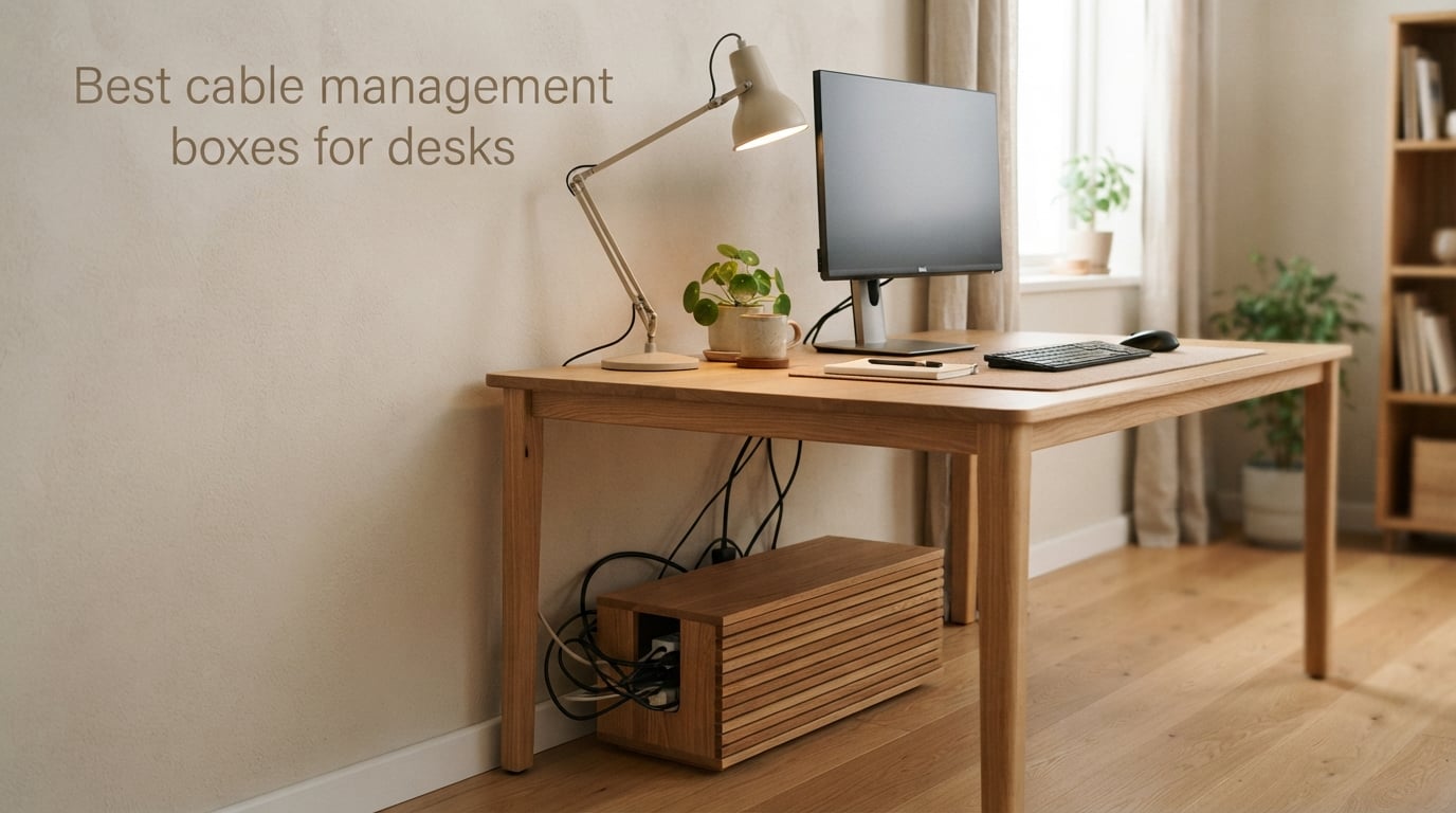 Best cable management boxes for desks