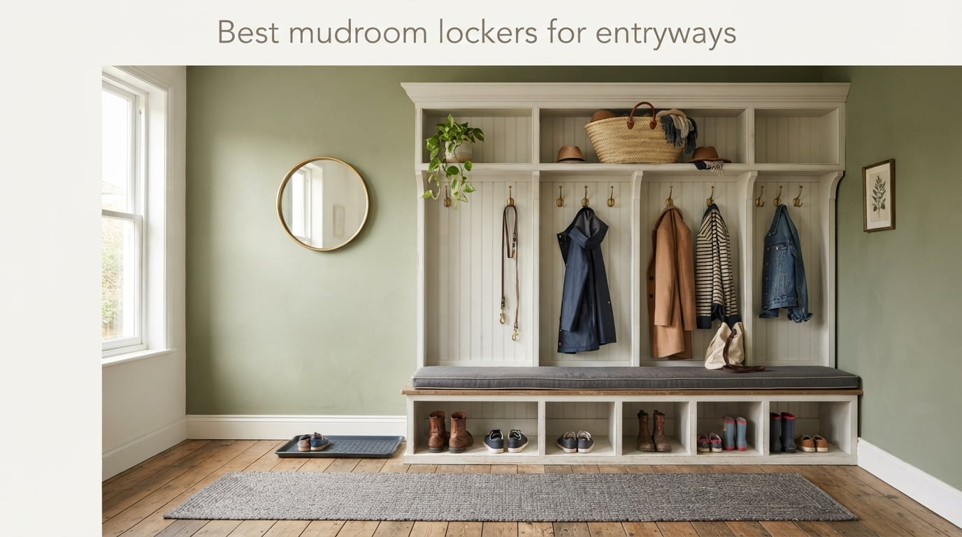 Best mudroom lockers for entryways