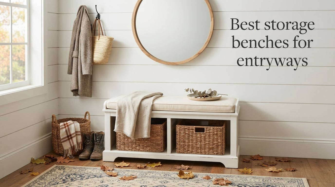 Best storage benches for entryways
