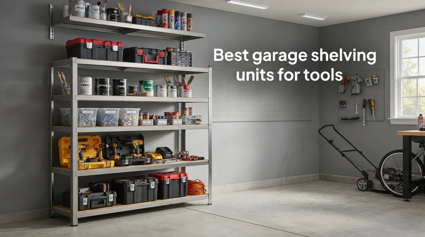 Best garage shelving units for tools
