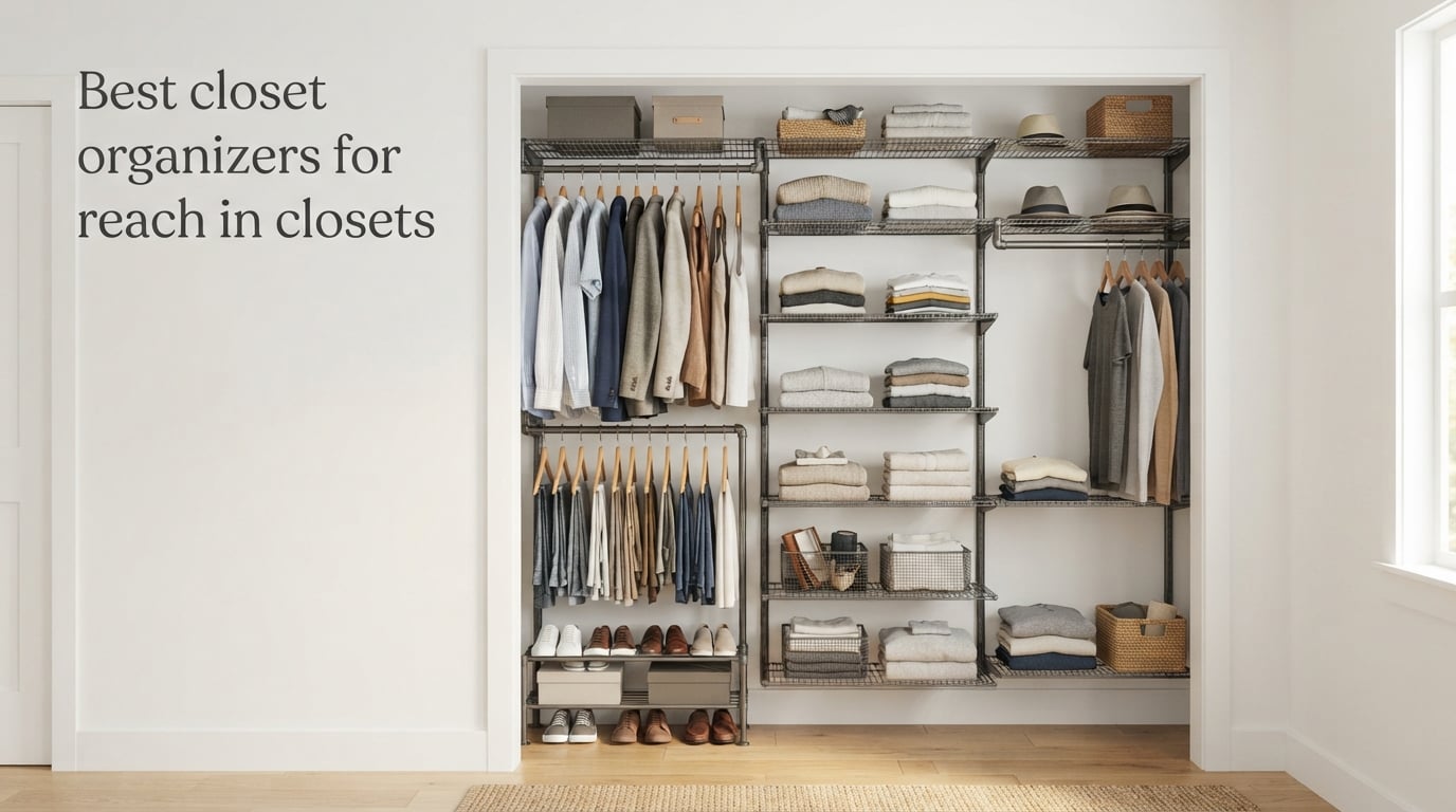 Best closet organizers for reach in closets
