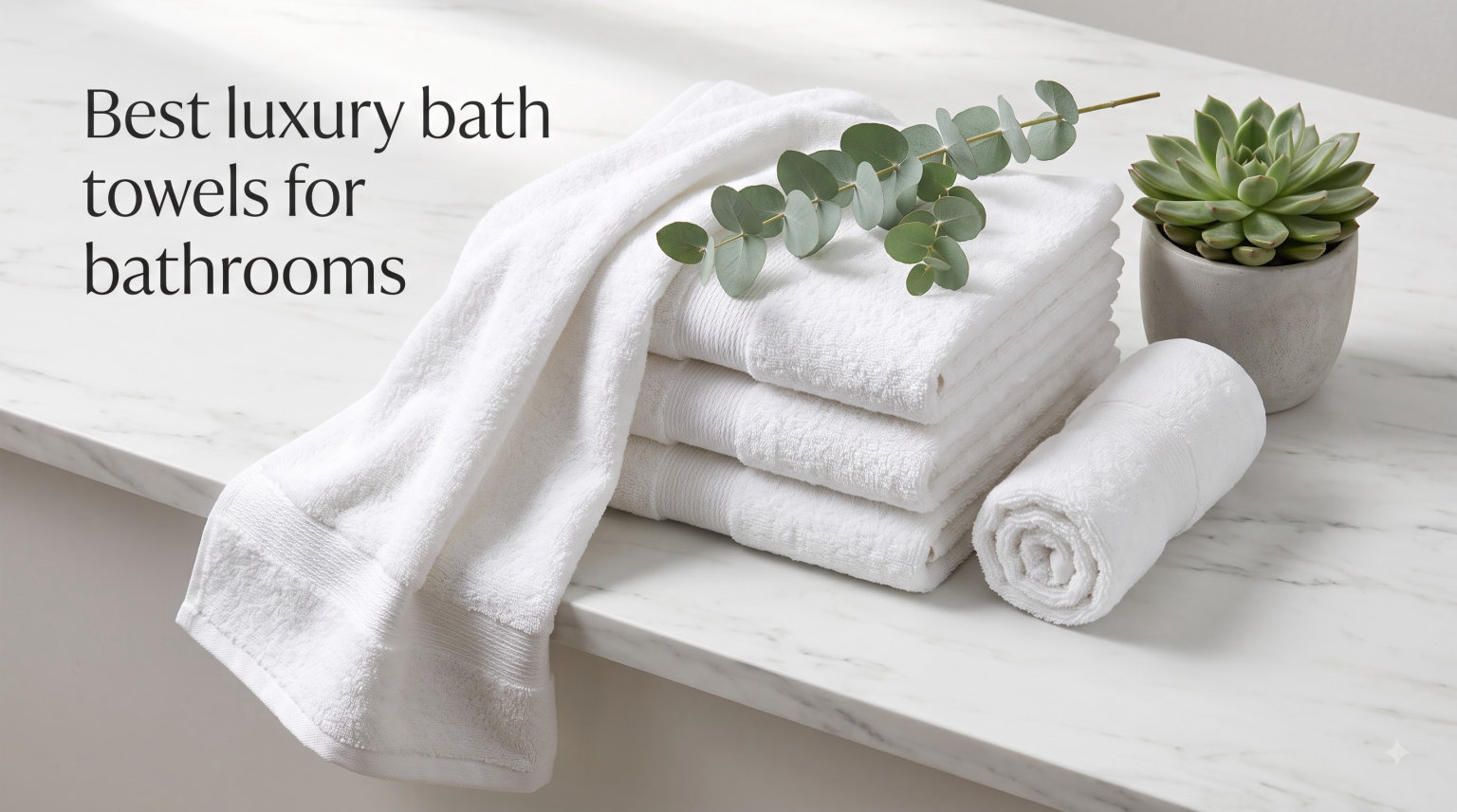 Best luxury bath towels for bathrooms