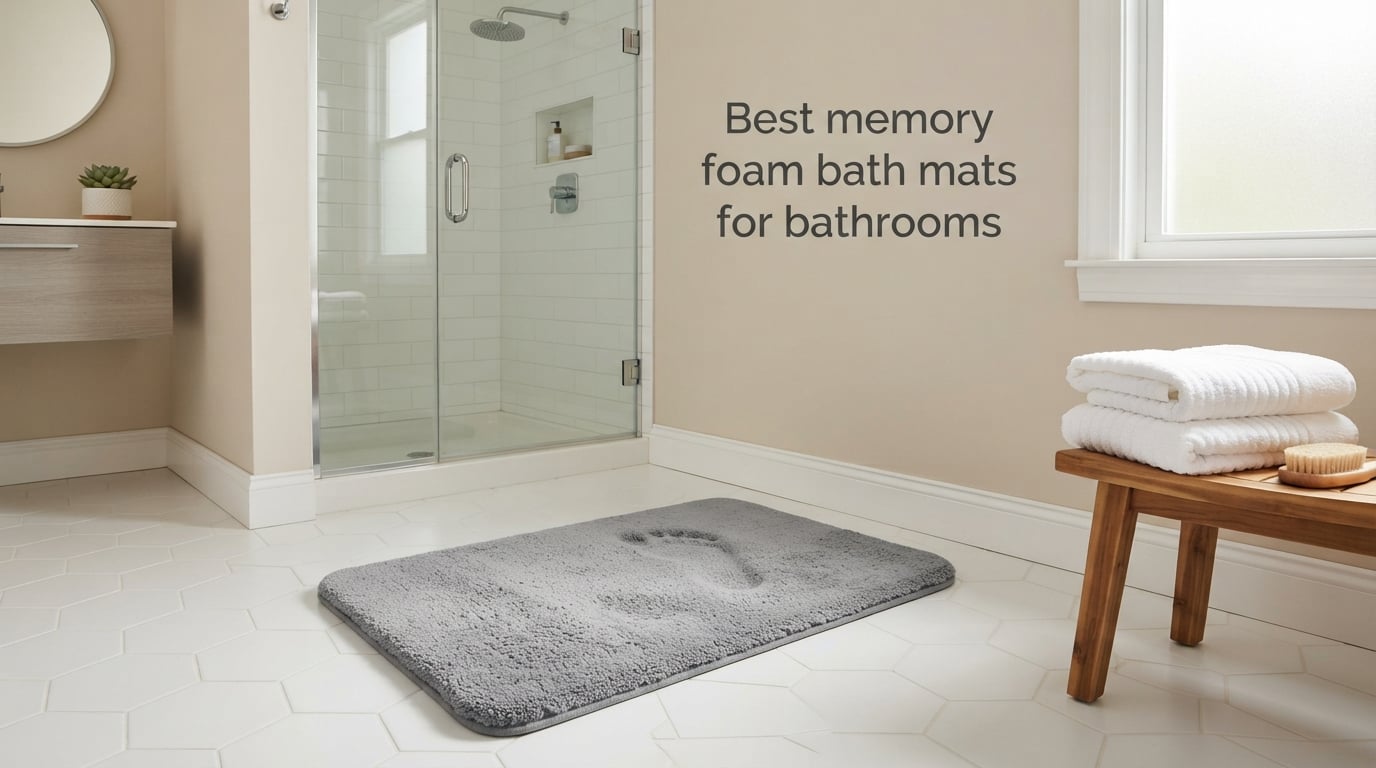 Best memory foam bath mats for bathrooms