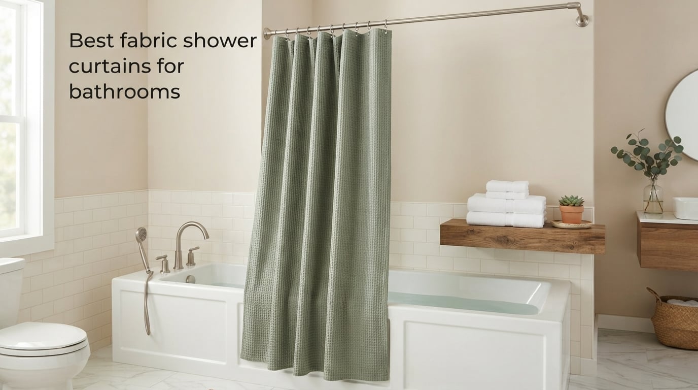 Best fabric shower curtains for bathrooms