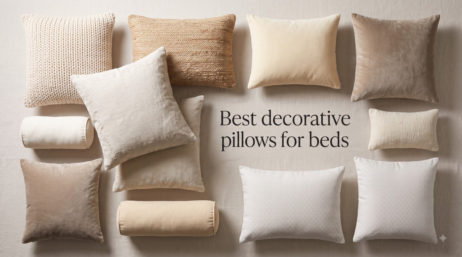 Best decorative pillows for beds