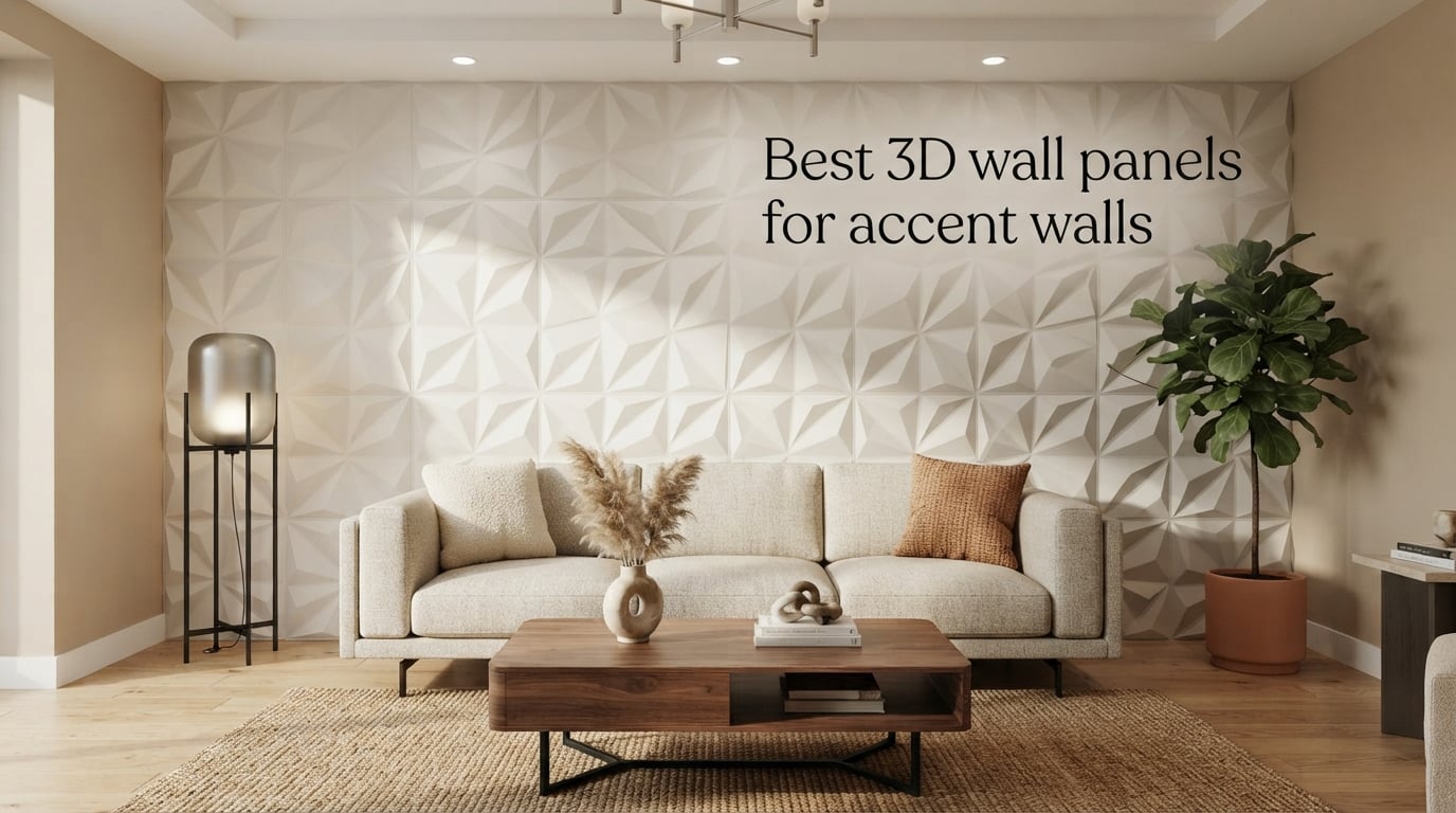 Best 3D wall panels for accent walls