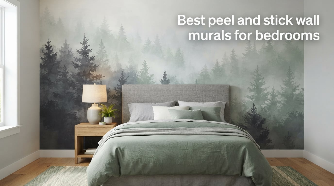 Best peel and stick wall murals for bedrooms