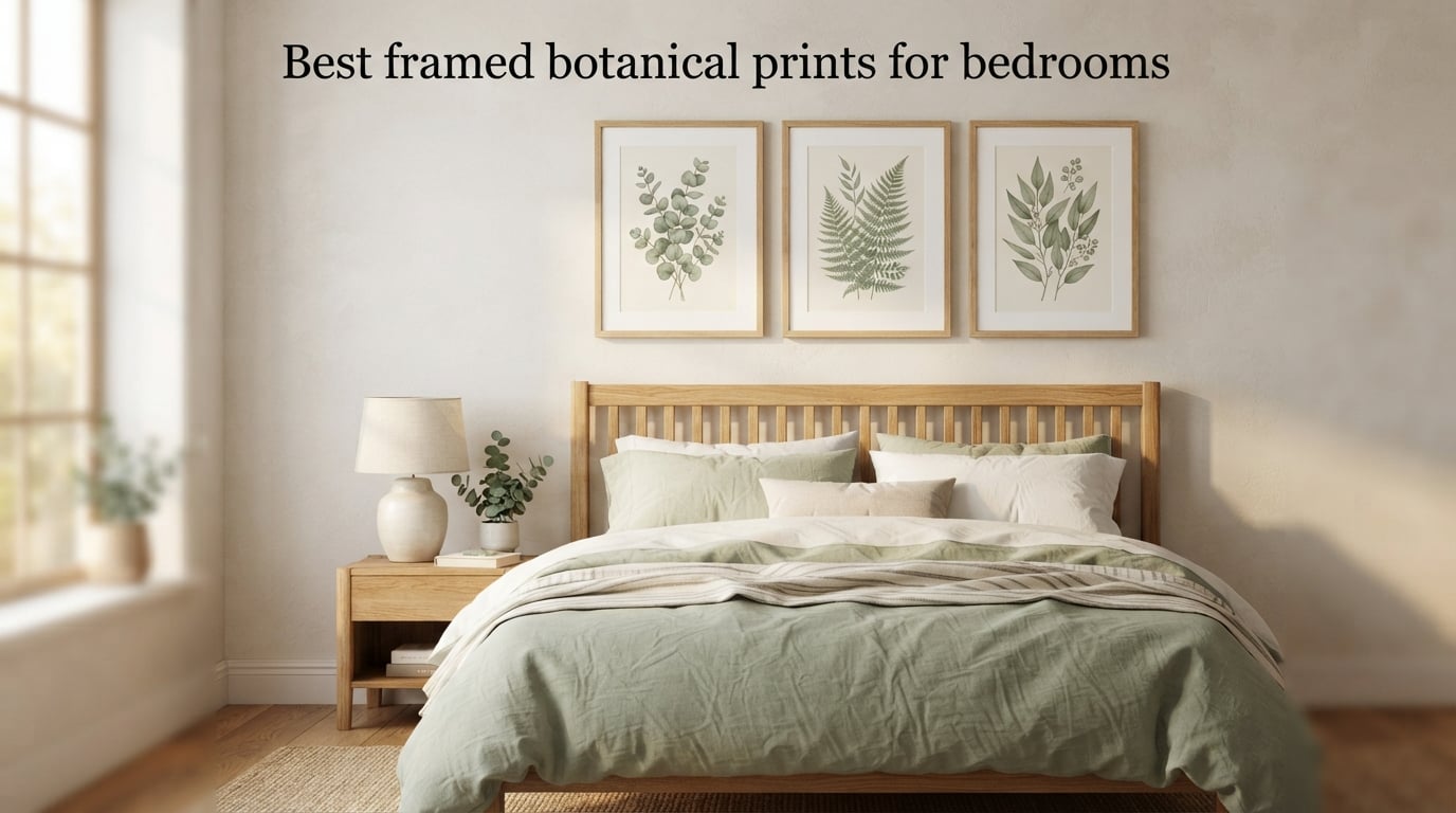 Best framed botanical prints for bedrooms