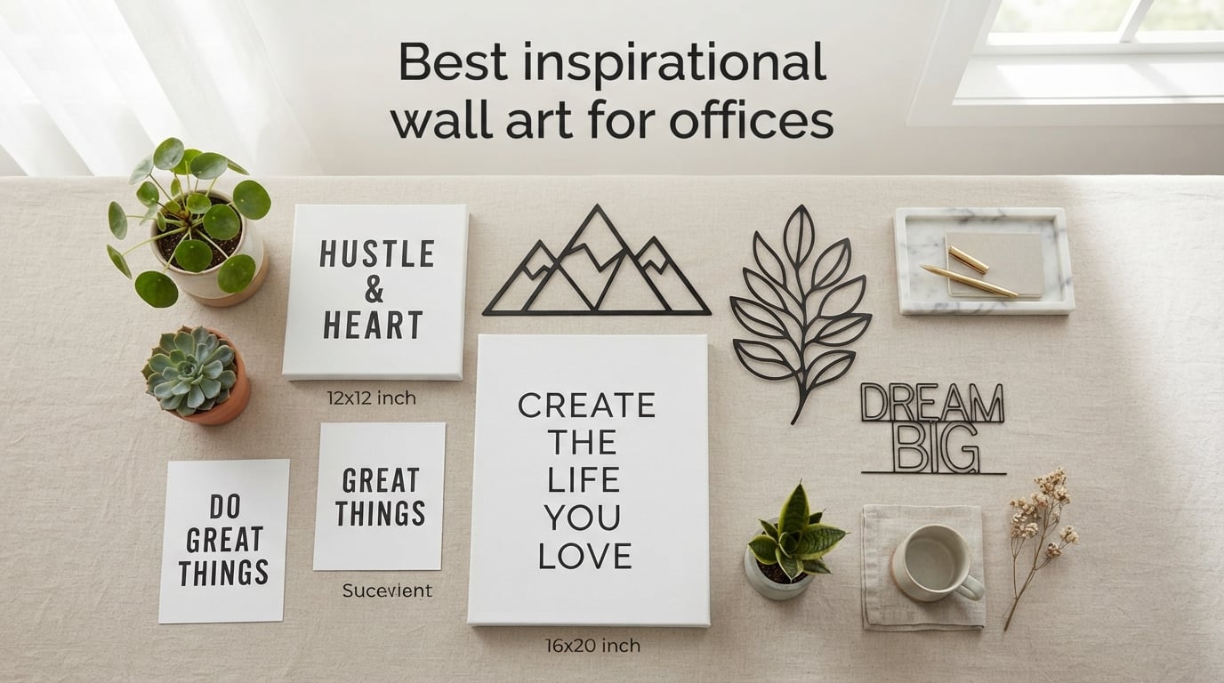 Best inspirational wall art for offices