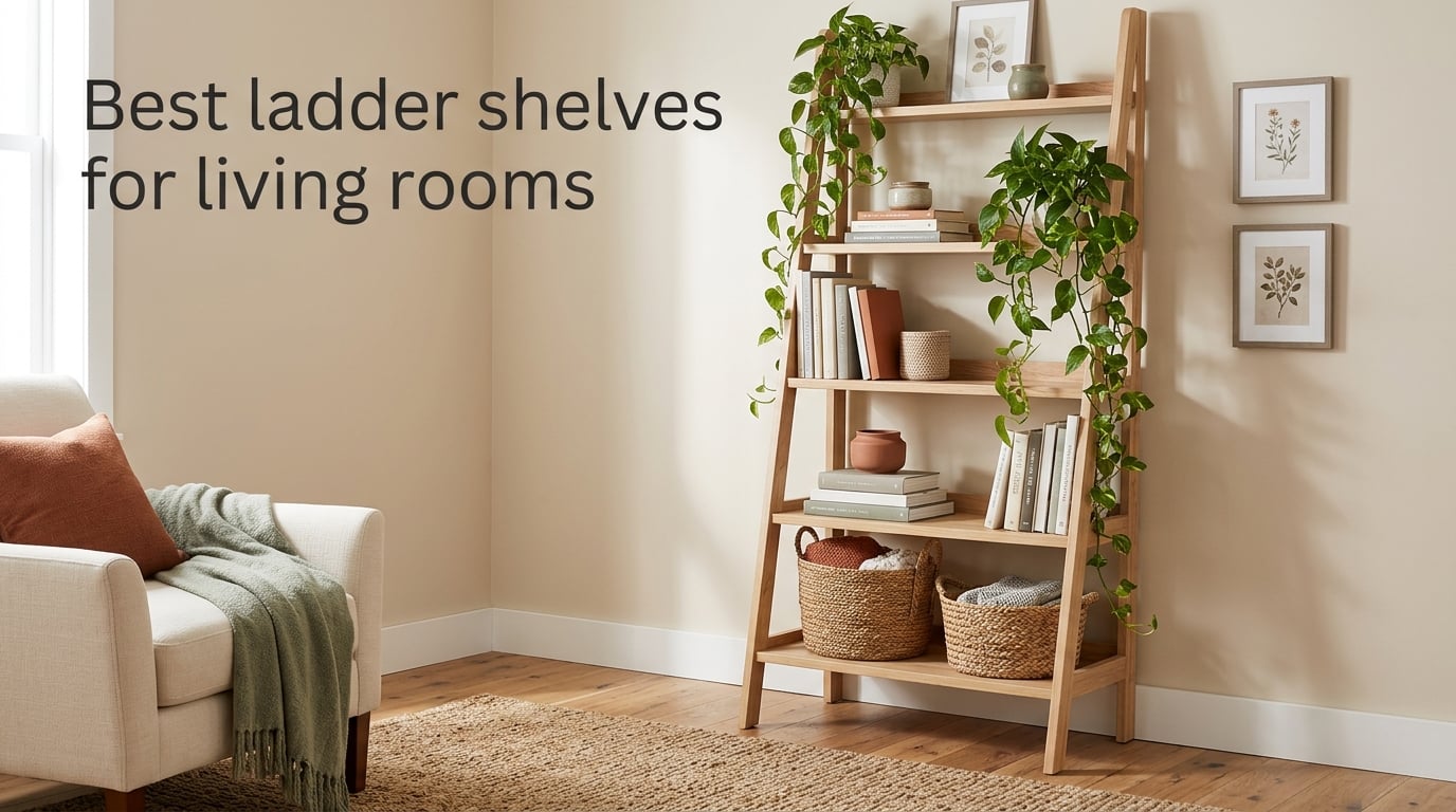 Best ladder shelves for living rooms