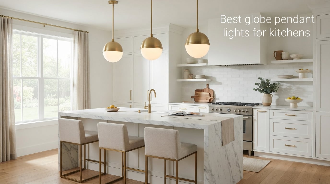 Best globe pendant lights for kitchens