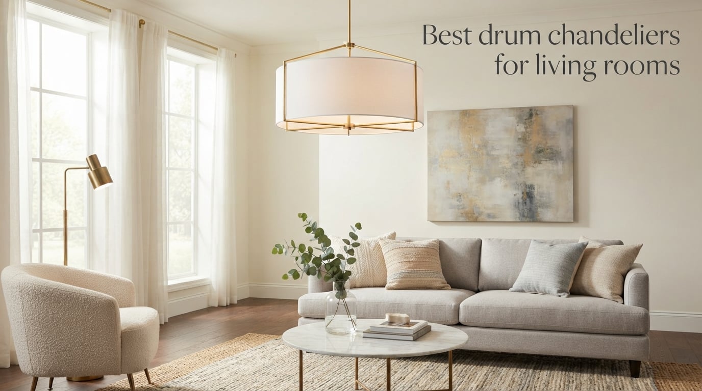Best drum chandeliers for living rooms
