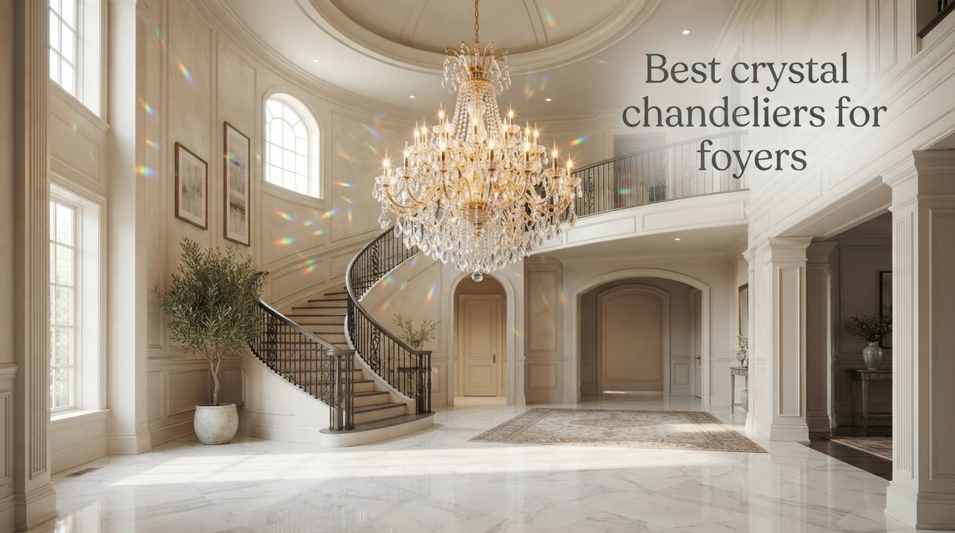 Best crystal chandeliers for foyers