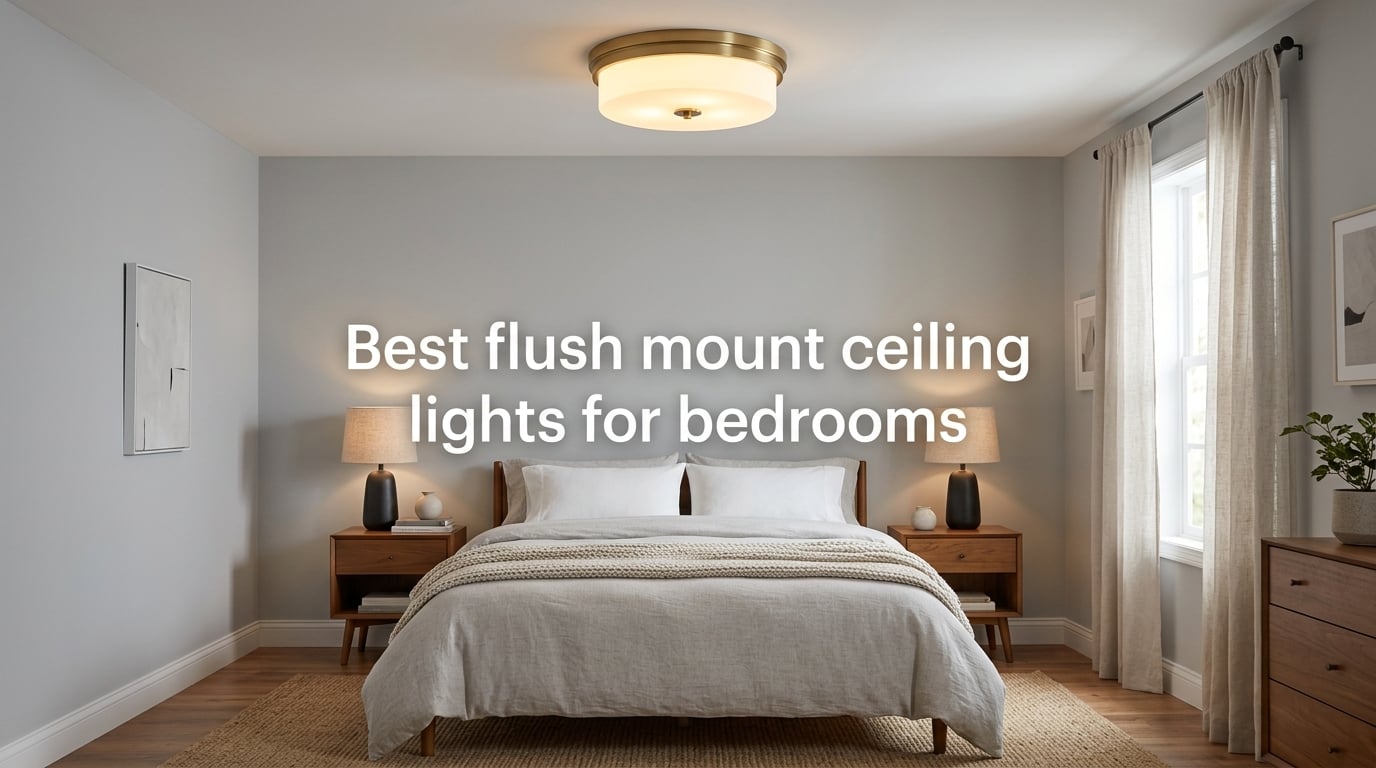Best flush mount ceiling lights for bedrooms