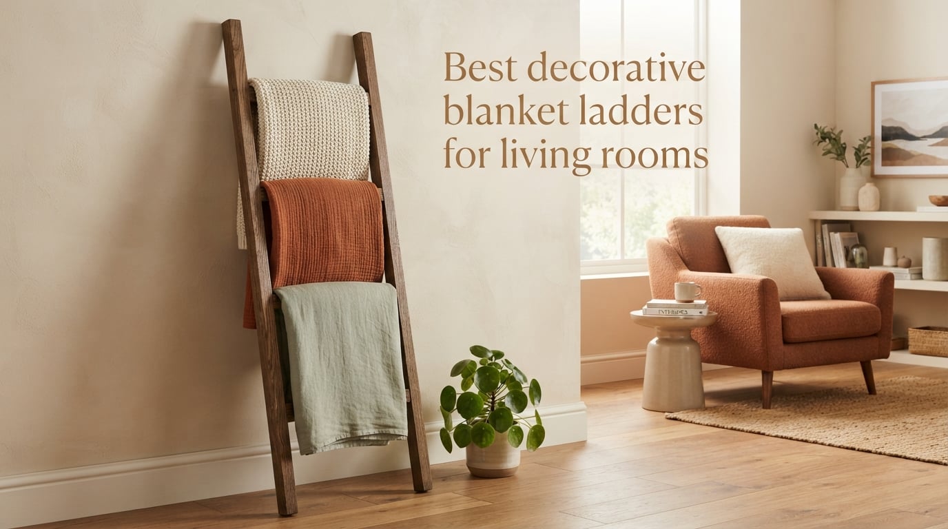Best decorative blanket ladders for living rooms