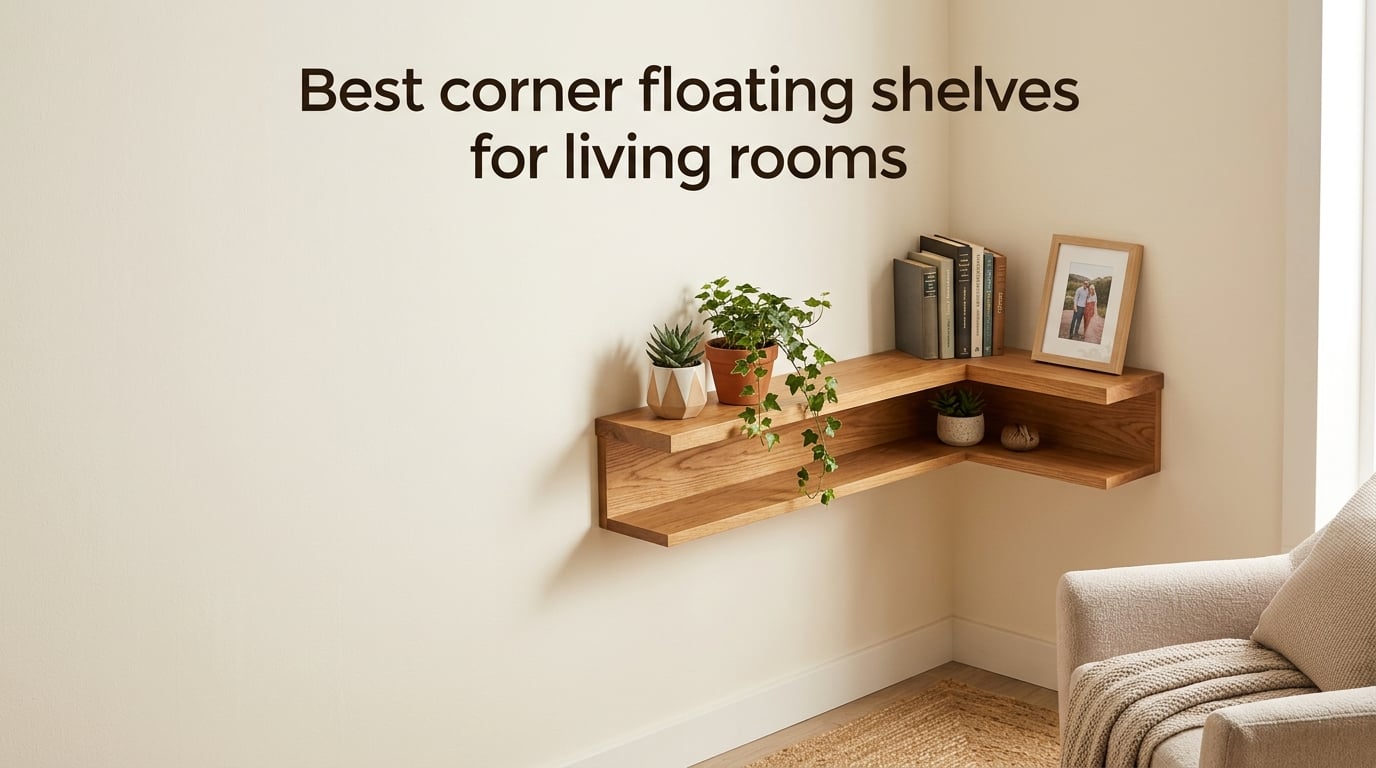 Best corner floating shelves for living rooms
