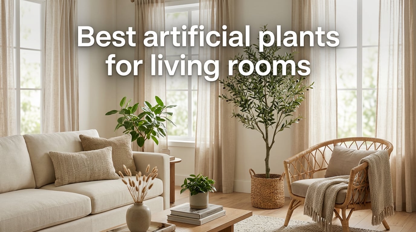 Best artificial plants for living rooms