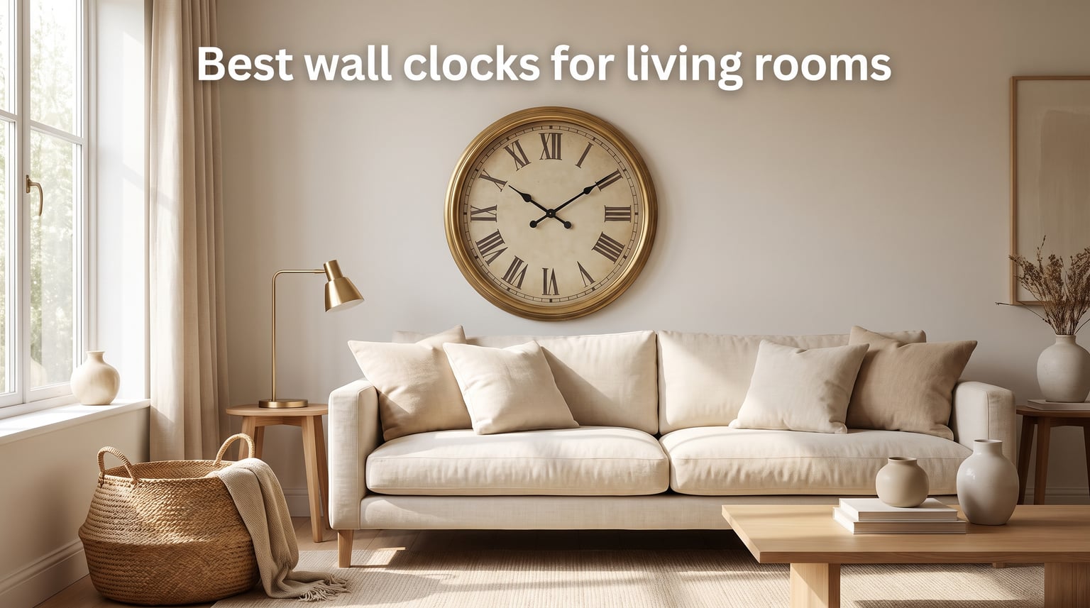 Best wall clocks for living rooms