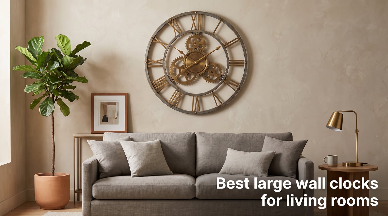 Best large wall clocks for living rooms
