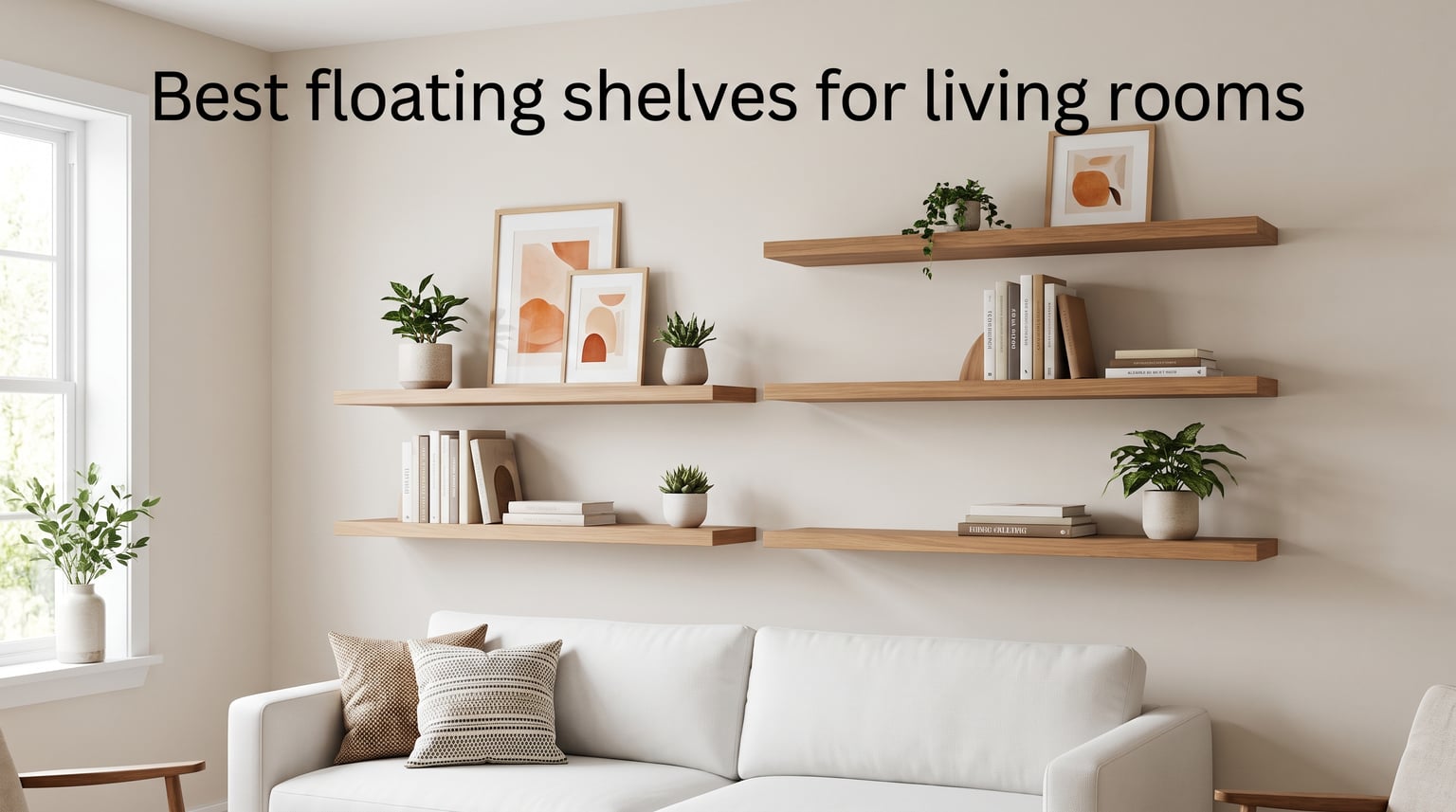 Best floating shelves for living rooms
