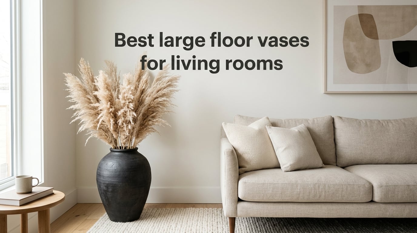 Best large floor vases for living rooms