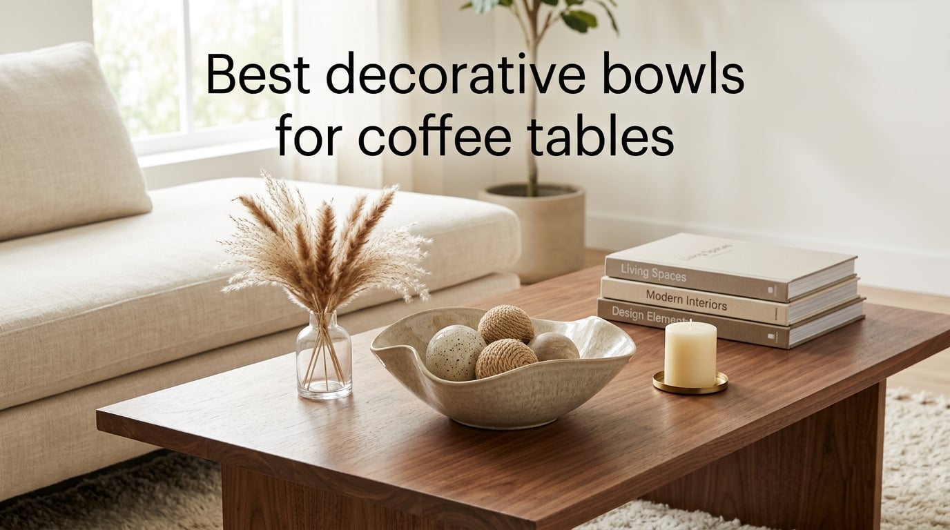 Best decorative bowls for coffee tables