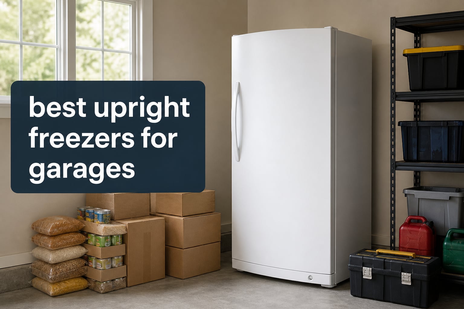 best upright freezers for garages