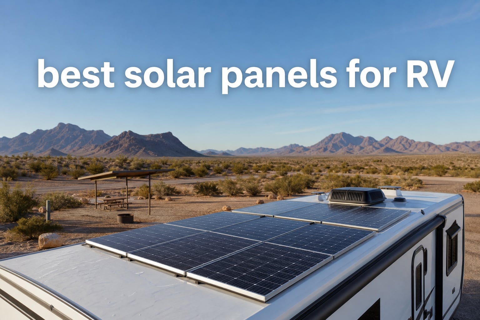 best solar panels for RV