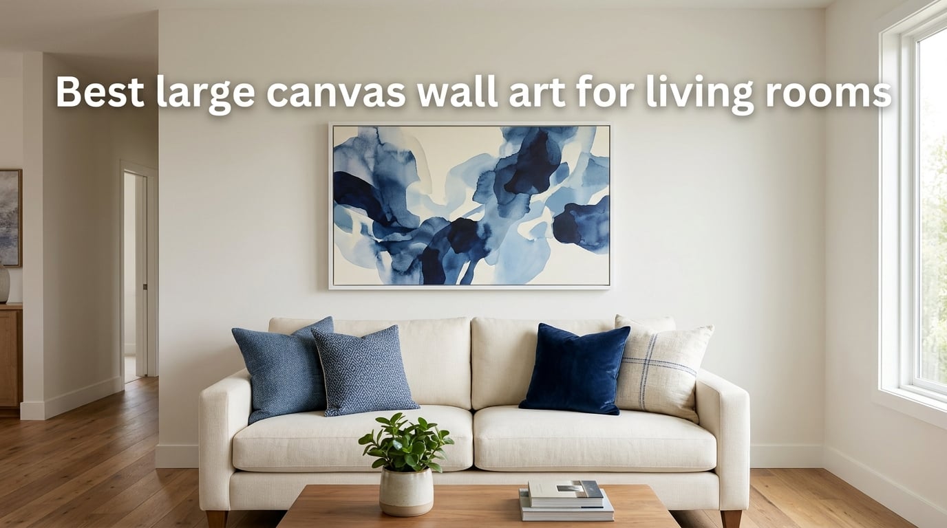 Best large canvas wall art for living rooms