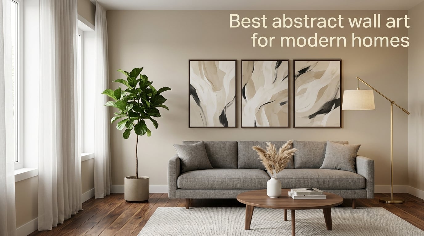 Best abstract wall art for modern homes