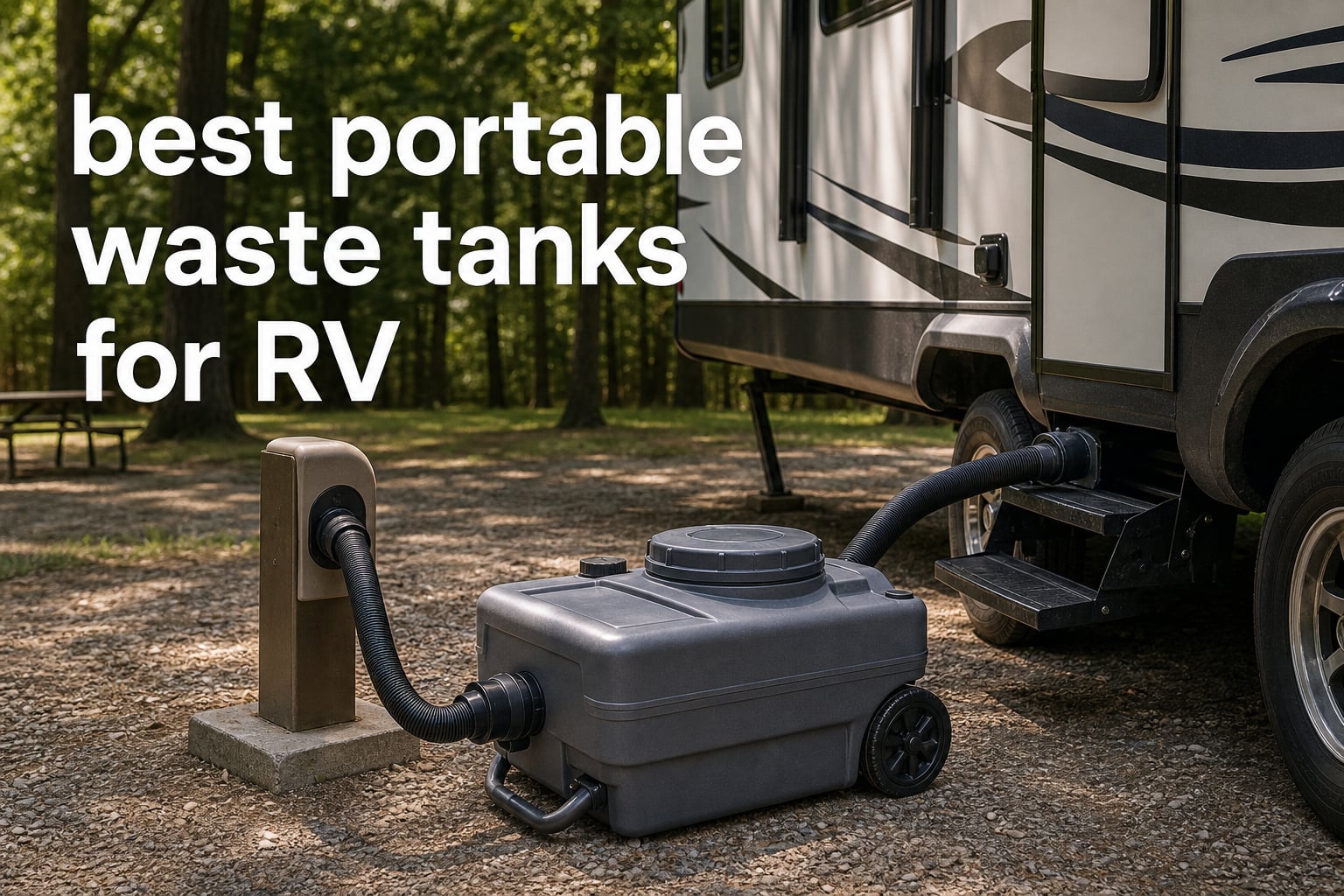 best portable waste tanks for RV