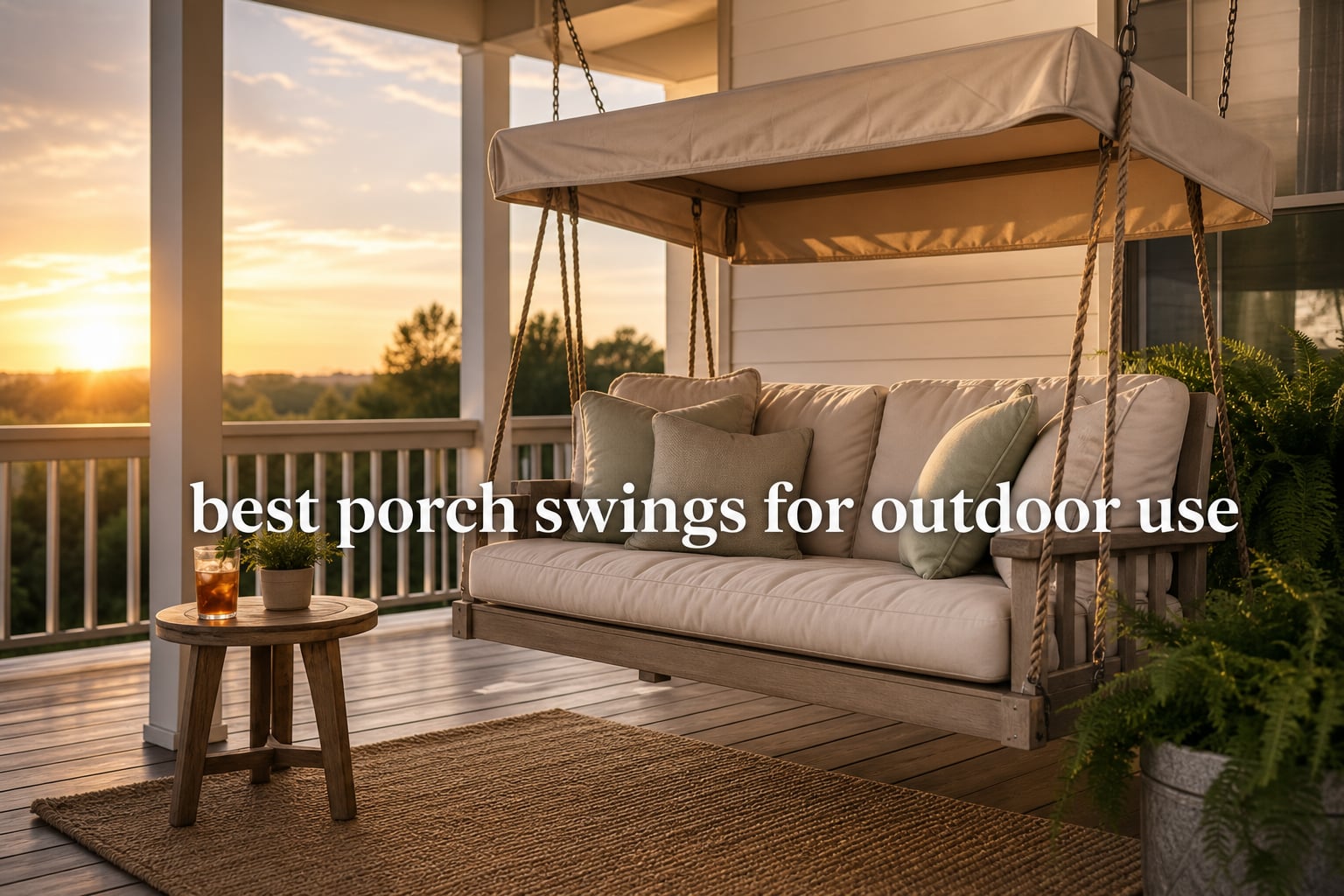 best porch swings for outdoor use