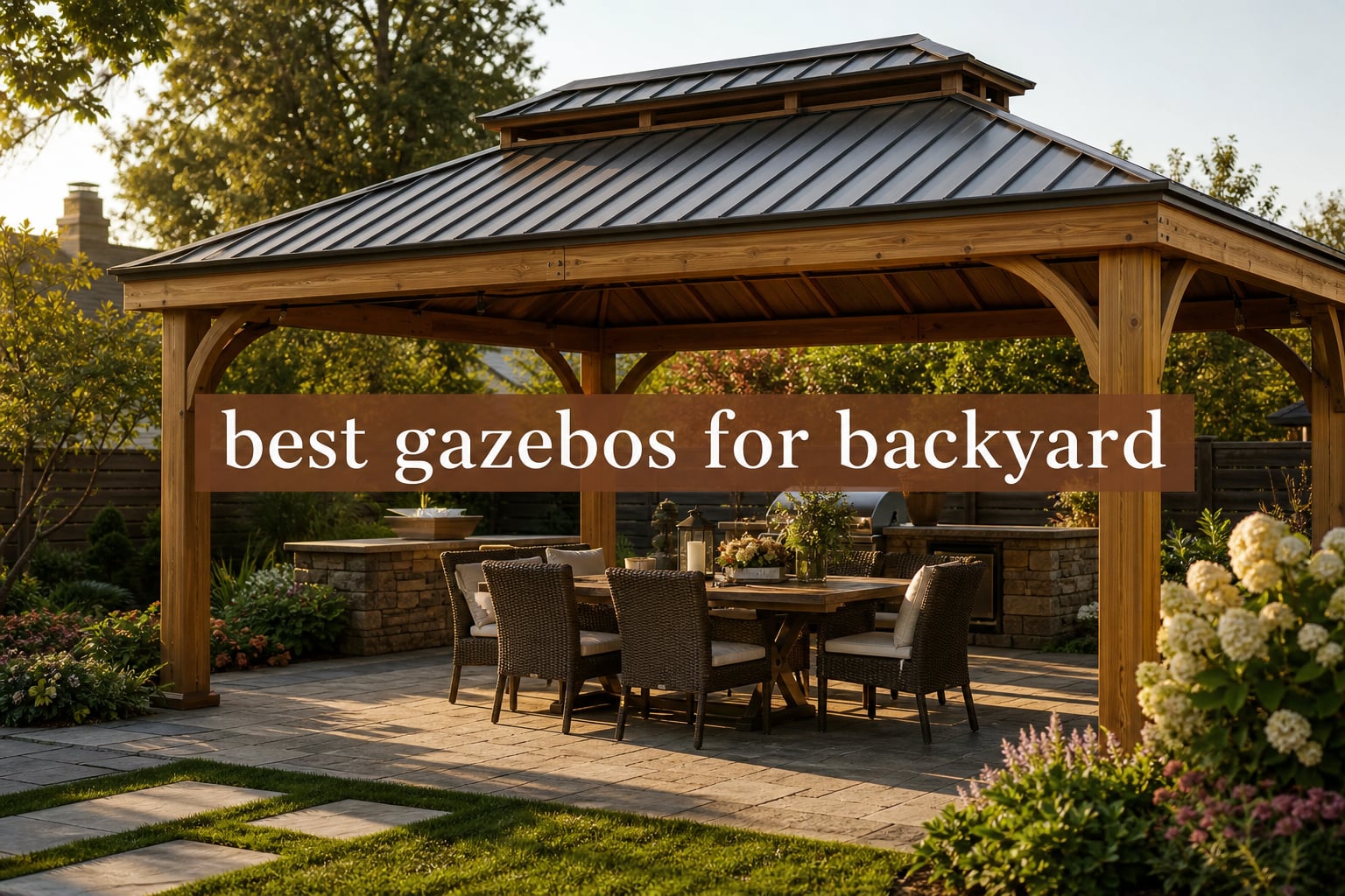 best gazebos for backyard