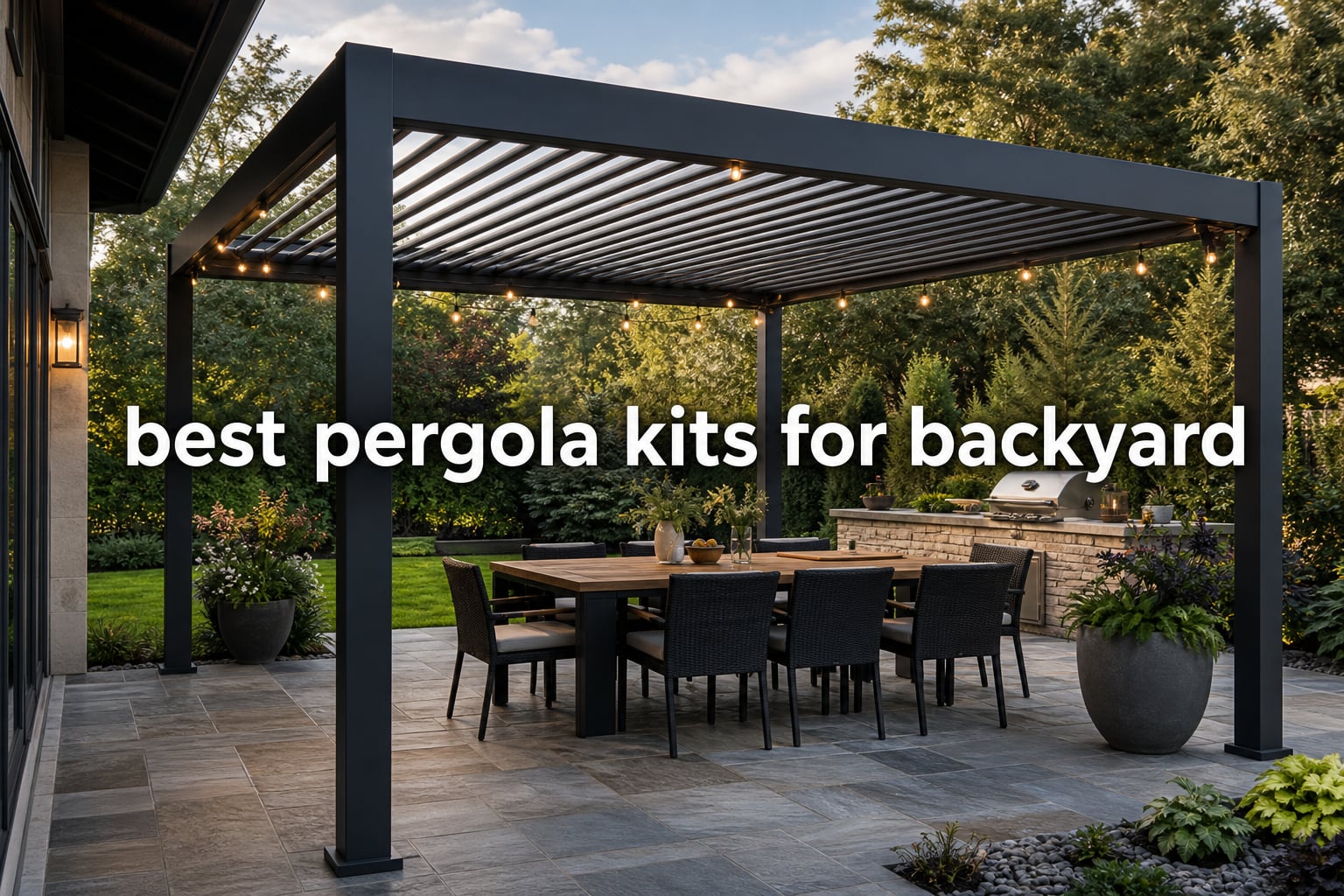 best pergola kits for backyard