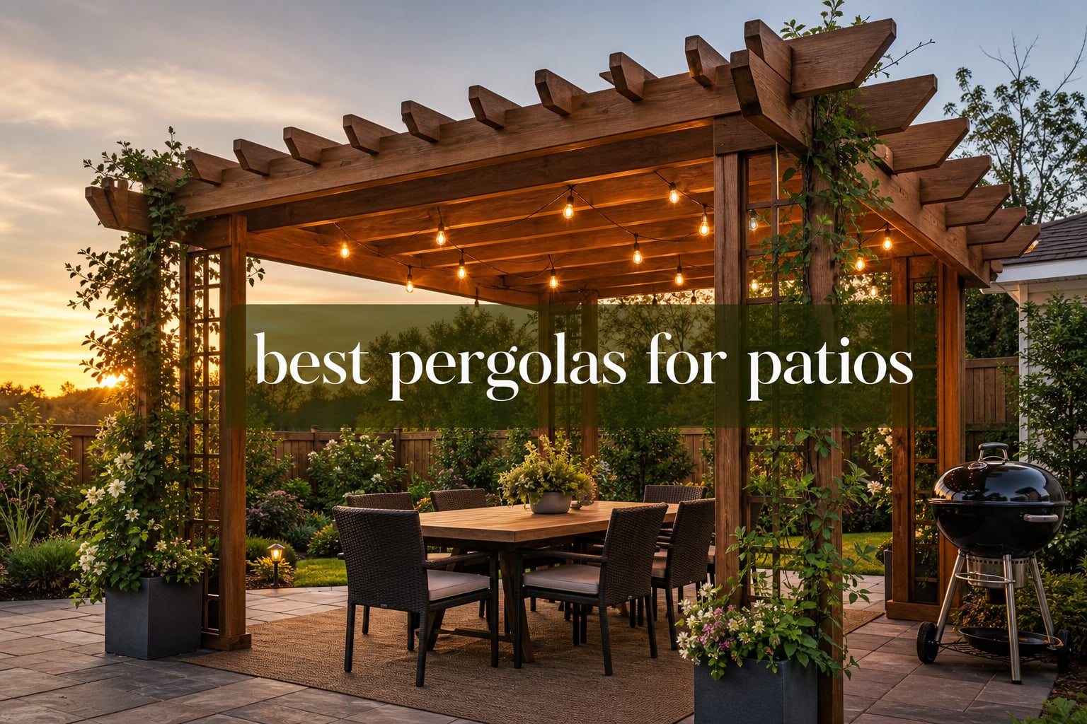 best pergolas for patios