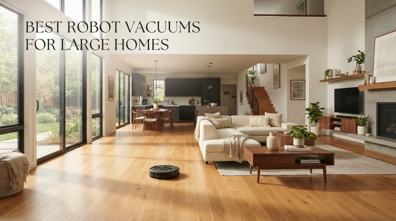 best robot vacuums for large homes