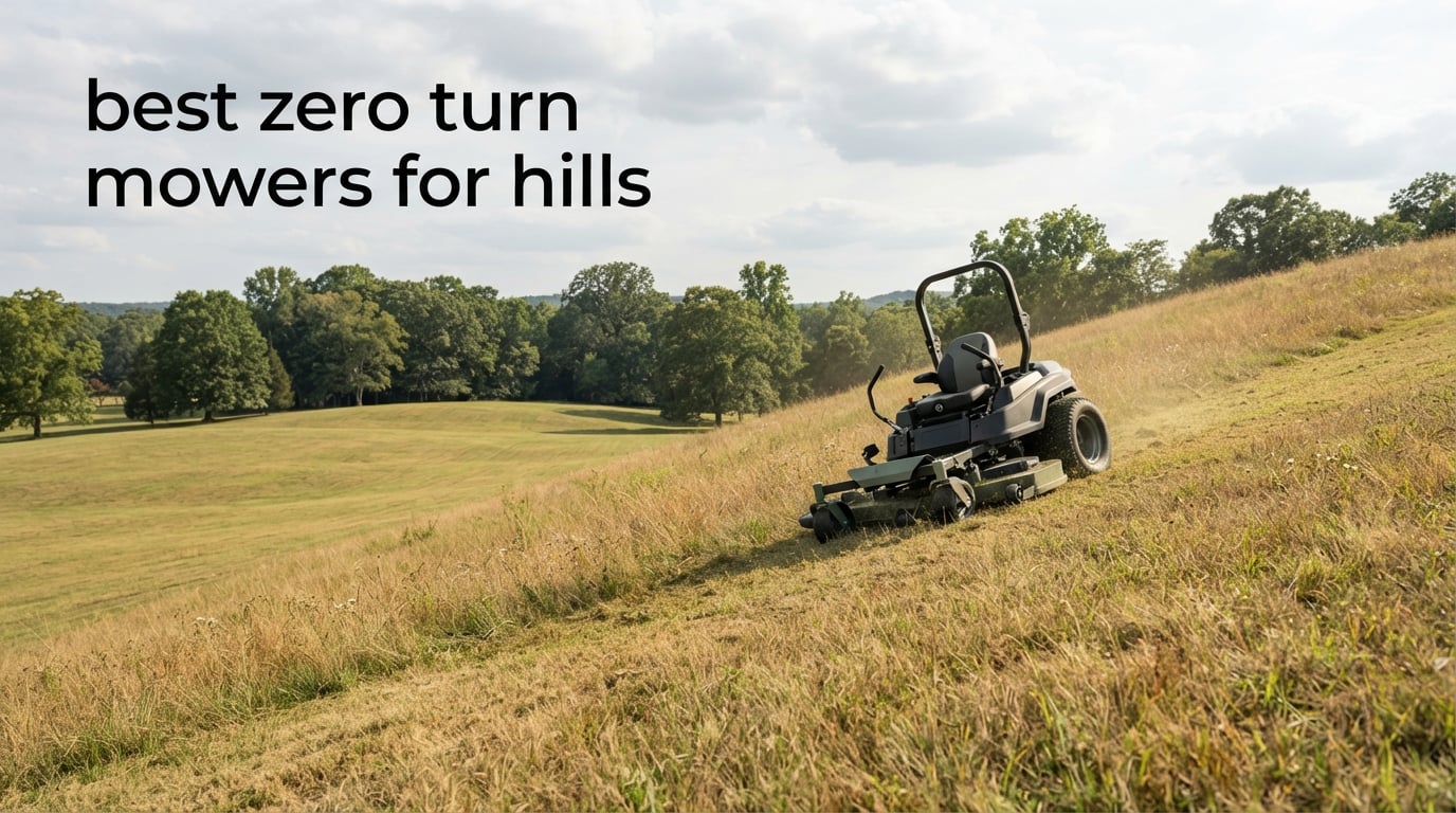 best zero turn mowers for hills