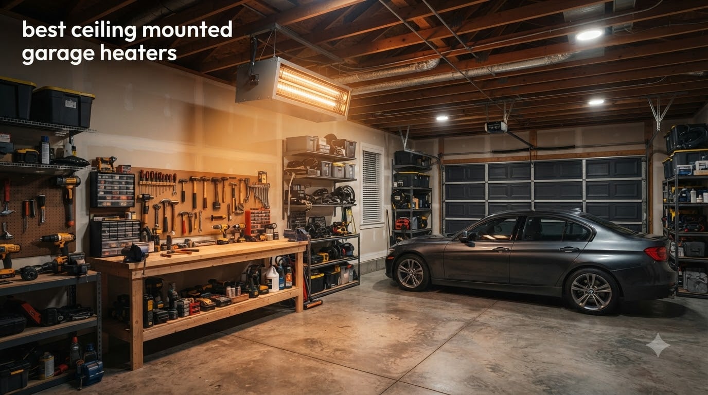 best ceiling mounted garage heaters