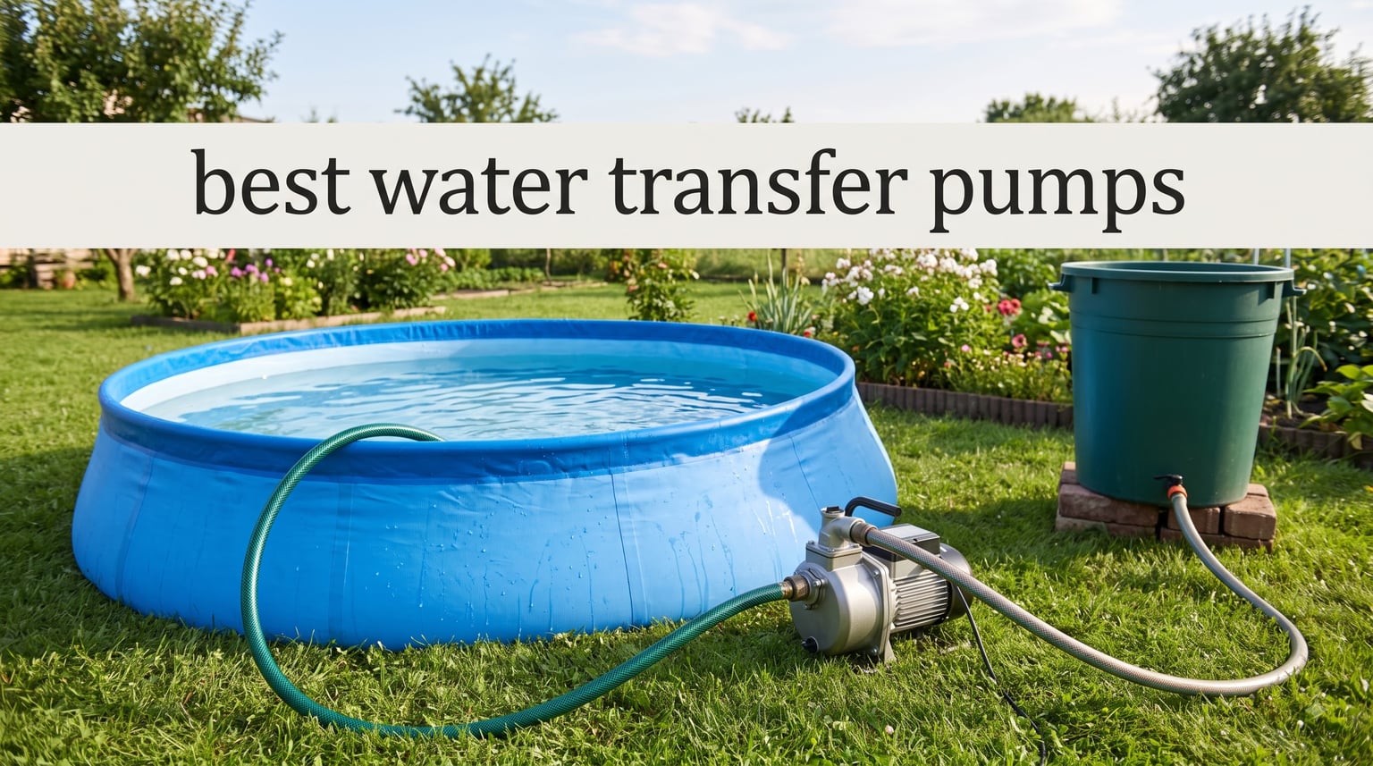 best water transfer pumps