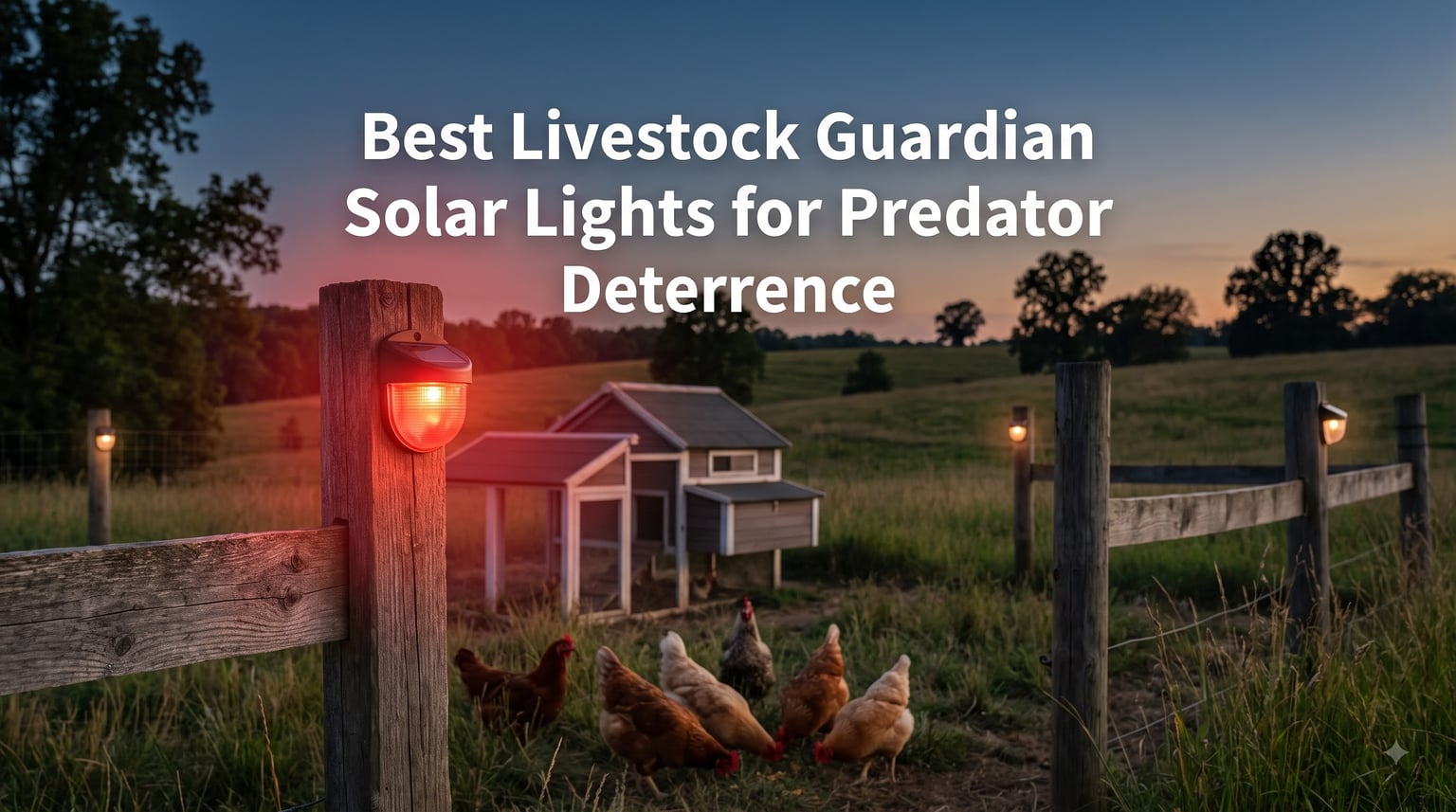 Best Livestock Guardian Solar Lights for Predator Deterrence